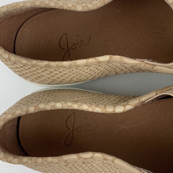 Joie tan reptile pattern slip on sneakers size 37 (5.5 see cov chart ) - Picture 7 of 12